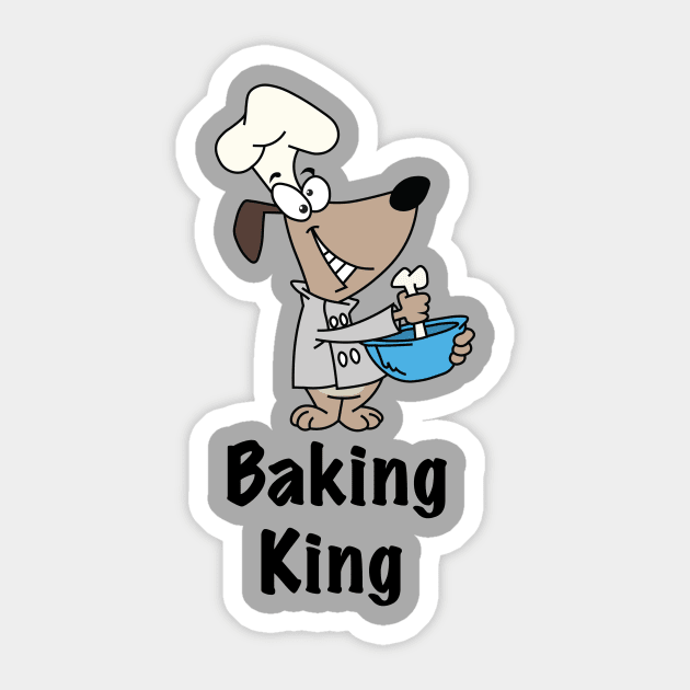 Baking King Sticker by sportartbubble